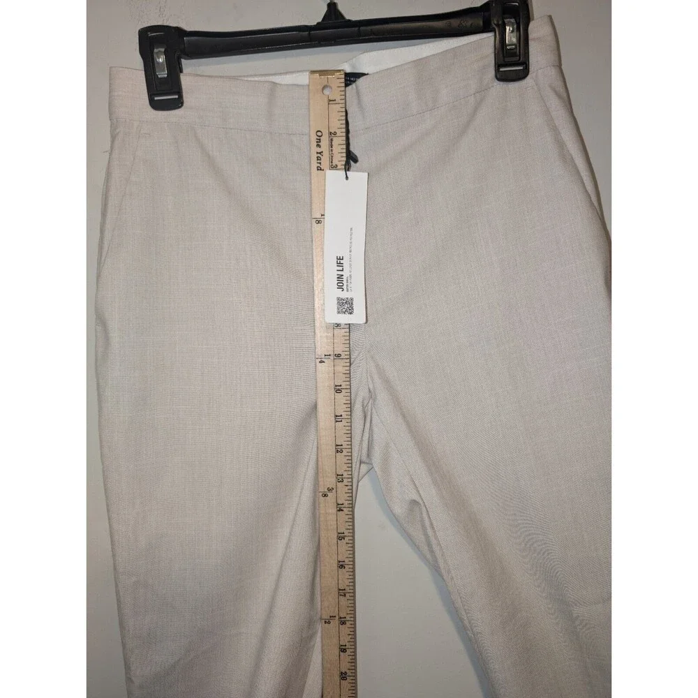 Zara Dress Pants Women's High Waisted Tan Size US 4 W/ 2 Pockets New With Tags - Picture 5 of 12